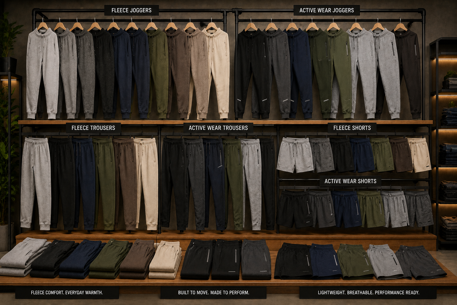 Joggers and Shorts product category